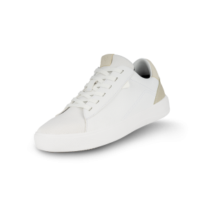 Women's Soho Sneaker - Narrow Fit - Ivory White on Dune Beige